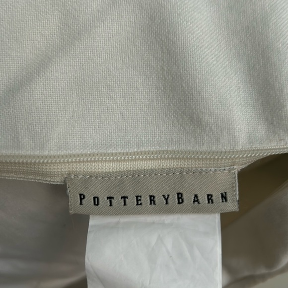 Pottery Barn Embroidered Pillow Cover + Restoration Hardware Pillow - Picture 6 of 10